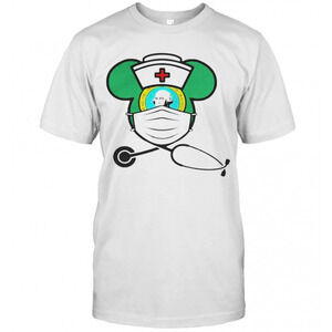 Mickey Nurse Face Mask George Washington T-Shirt